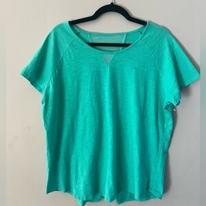 NWOT- Belle by Kim Gravel Women's Teal Top in size XL